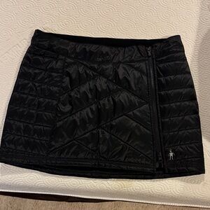 Smartwool Black Quilted Mini Skirt